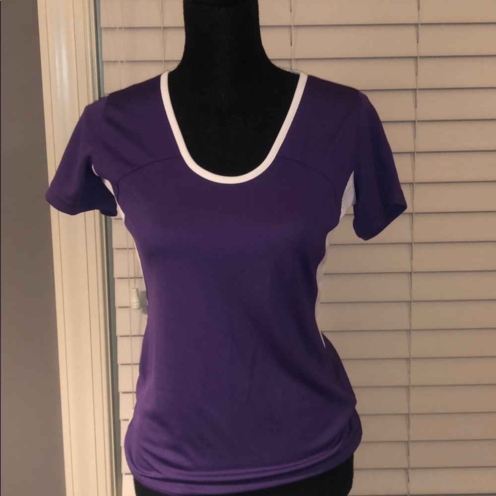 Purple polo shirt  golf